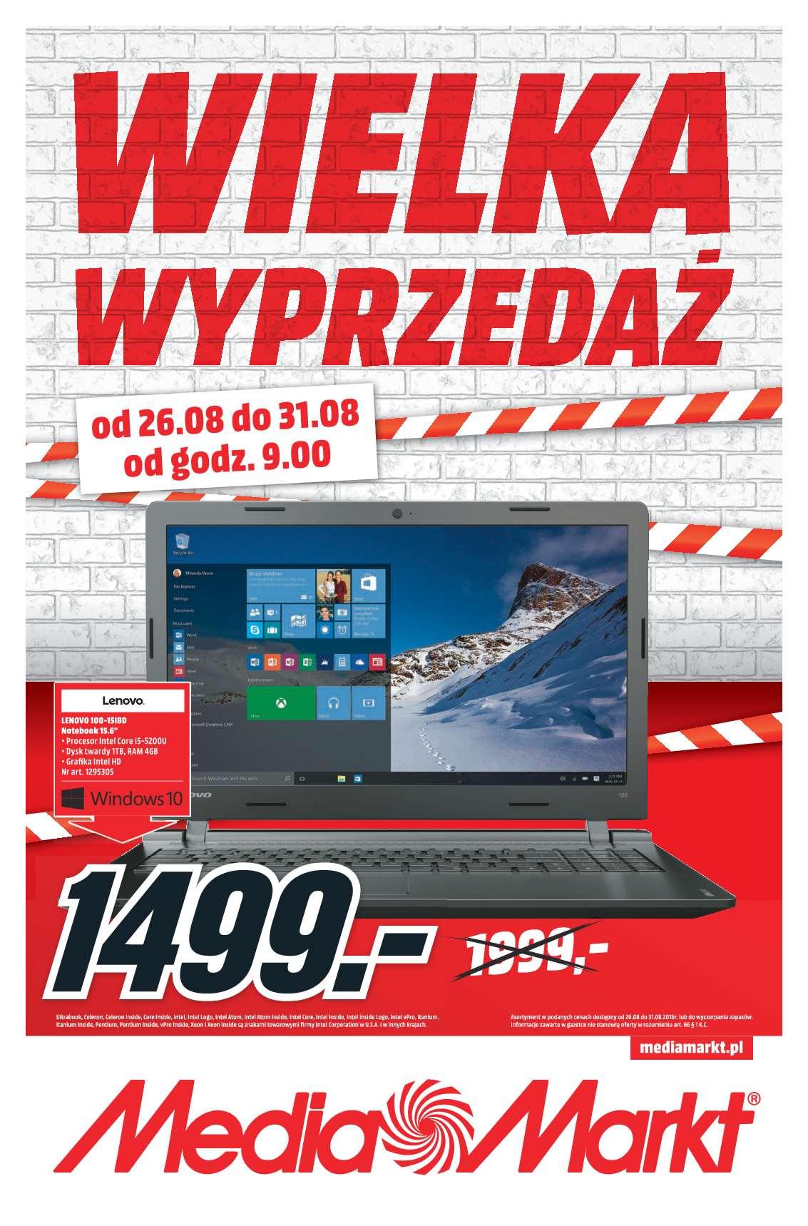 Gazetka promocyjna Media Markt str. 1