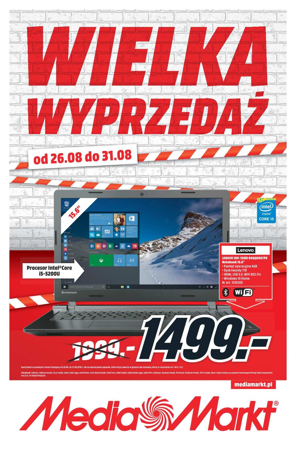 Gazetka promocyjna Media Markt str. 1